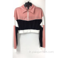 Veste courte rose Velet pour femme